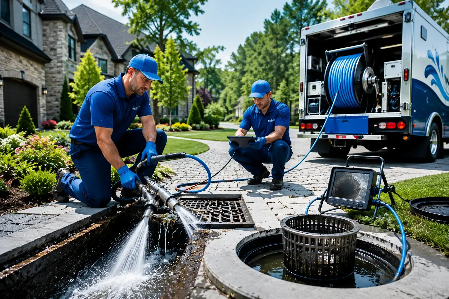 Local outdoor drain cleaning professionals in Saluda, VA